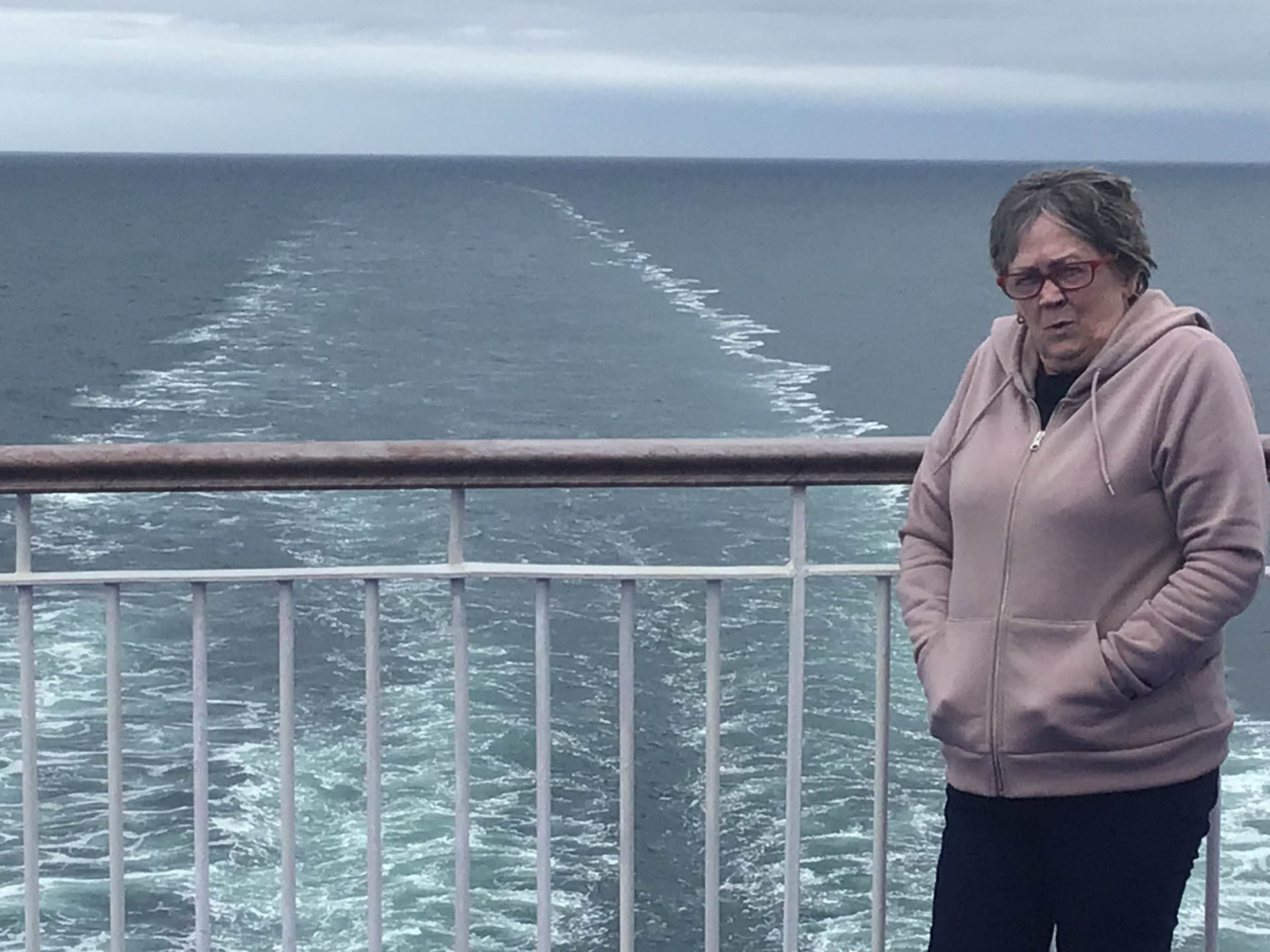 Denise enjoying a cruise